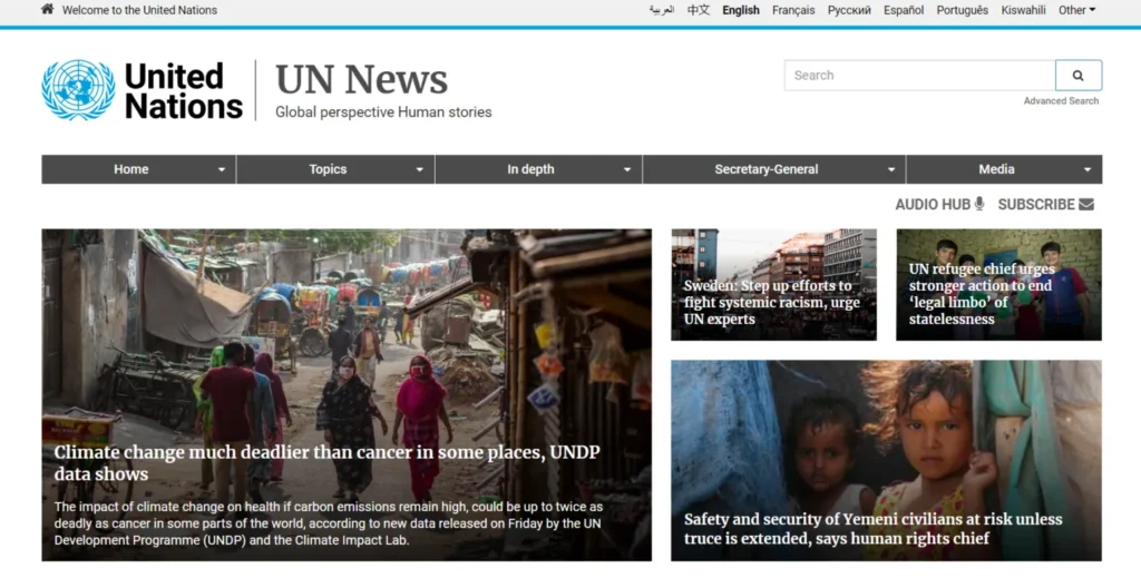 News UN Webdotedit